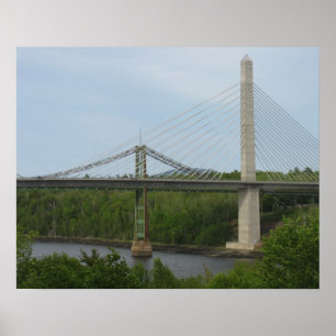 Hängebrücke-Maine-Plakat Poster