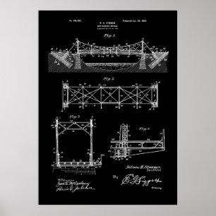 Hängebrücke Poster