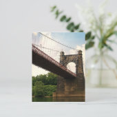 Hängebrücke Postkarte (Stehend Vorderseite)
