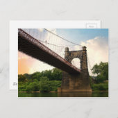 Hängebrücke Postkarte (Vorne/Hinten)