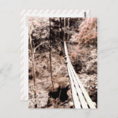Hängebrücke Postkarte (Vorne/Hinten)
