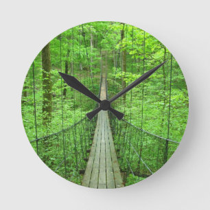 Hängebrücke Runde Wanduhr