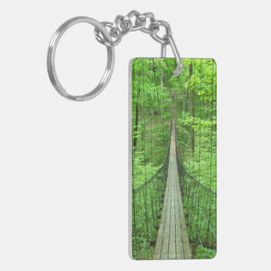 Hängebrücke Schlüsselanhänger (Vorderseite links)