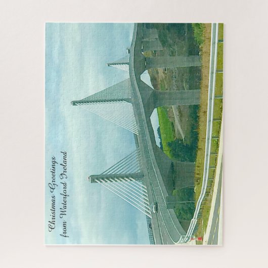 Hängebrücke Waterford Irland. Jigsaw Puzzle (Vertikal)