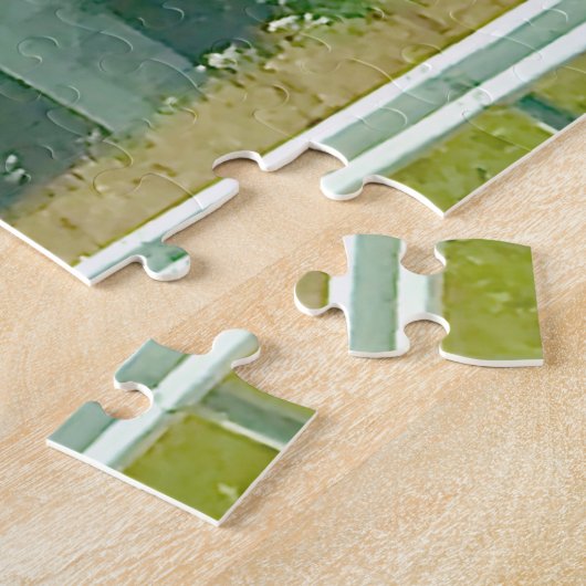 Hängebrücke Waterford Irland. Jigsaw Puzzle (Seite)