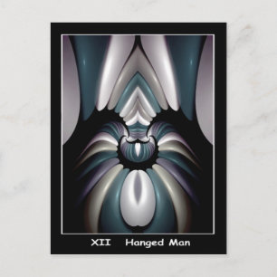 Hanged Man Tarot Card Postkarte