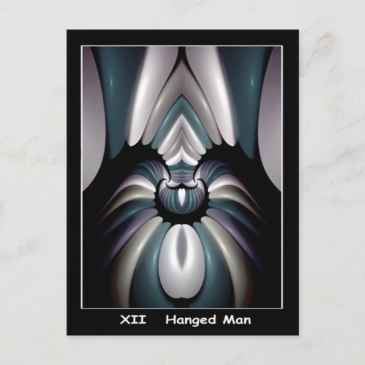 Hanged Man Tarot Card Postkarte (Vorderseite)