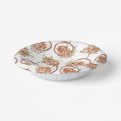 Hängekörbe & Rustikale Eleganz Pappteller (Gewinkelt)