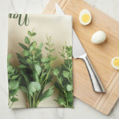 Hängekräuter Bauernhof Tee Handtuch Individuelle N (Viertel Falte)