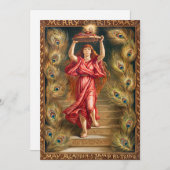 Hängelampe mit Flamme aus Aladdin Feiertagskarte (Vorne/Hinten)