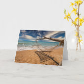 Hängematte an der Küste Karte (Gelbe Blume)