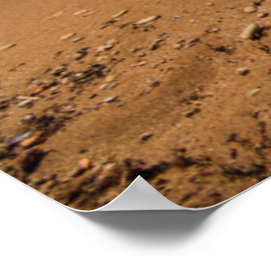 Hängematte an der Küste Poster (Ecke)