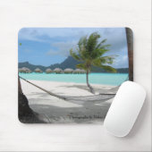 Hängematte auf Bora Bora Mousepad (Mit Mouse)
