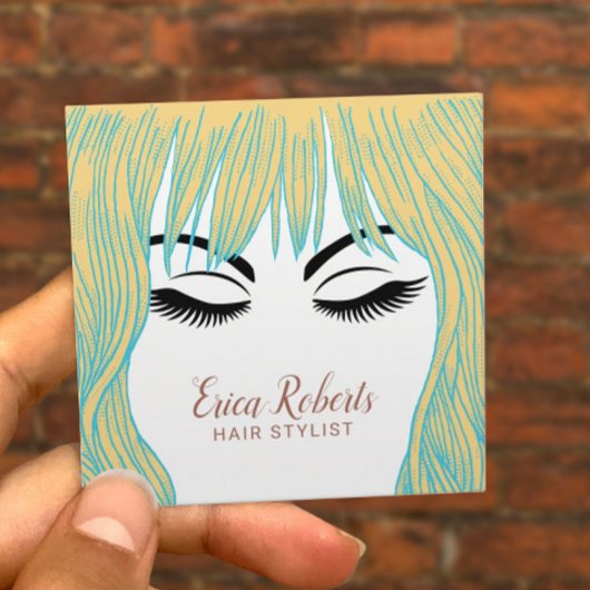 Hängematte Girl del Malcantone Quadratische Visitenkarte