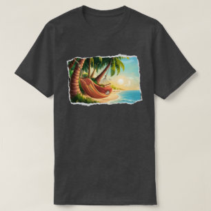 Hängematte in Palmen T-Shirt