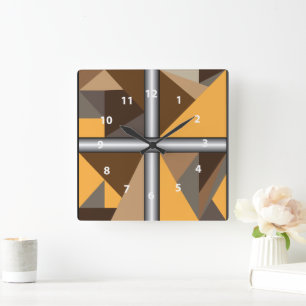 Hängematte Quadratische Wanduhr