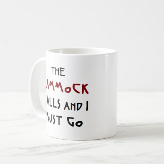 Hängematte ruft Tasse (Vorderseite Links)