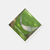 Hängematte zwischen Bäumen Serviette (Ecke)