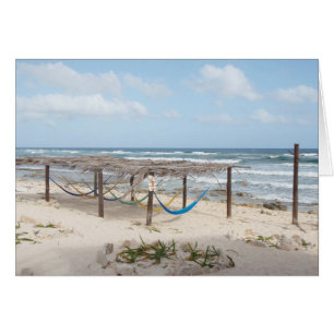 Hängematten auf der Beach Card