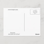 Hängen durch einen Faden Postkarte (Rückseite)