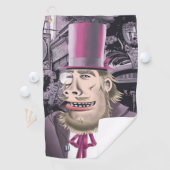 Hängen mit einem Hyde-Golf-Handtuch Golfhandtuch (Insitu)