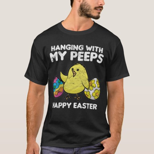 Hängen mit meinen Blicken fröhliche Ostern T-Shirt (Vorderseite)