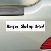 Hängen Sie oben. Halt die Schnauze. Fahren Sie! Autoaufkleber (Auf Auto)