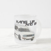 Hängen Sie oben und treiben Sie Mattglastasse (VorderseiteRechts)