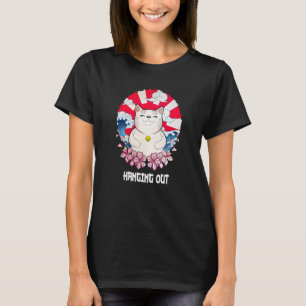 Hängend Cat Hobby Kätzchen Zeitvertreib Katzenmutt T-Shirt