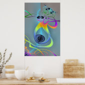 'Hängend' Poster (Küche)