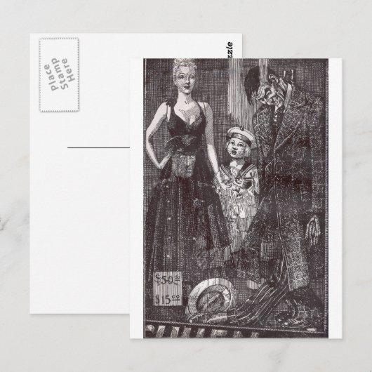 Hängend Postkarte (Vorne/Hinten)