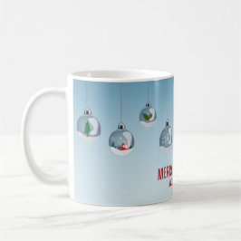 Hängende Christbaumkugeln Frohe Weihnachten Tasse