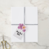 Hängende Danksagungsanhänger mit Blumen Geschenkanhänger (Mit Garn)