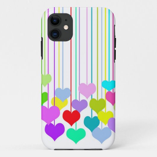 Hängende Herzen Case-Mate iPhone Hülle (Rückseite)