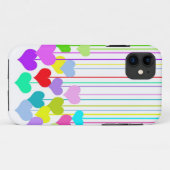Hängende Herzen Case-Mate iPhone Hülle (Rückseite (Horizontal))