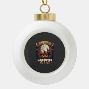 Hängende Hexen Halloween Fliegende Hexe Verfluchte Keramik Kugel-Ornament