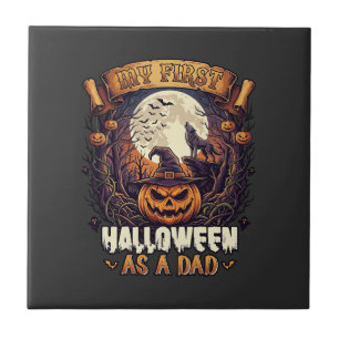 Hängende Hexen Halloween Fliegende Hexe Verhextes Fliese