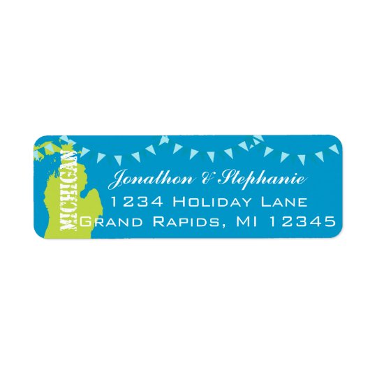 Hängende Karte Michigans der