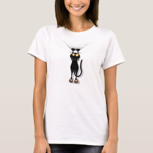 Hängende Katze T-Shirt