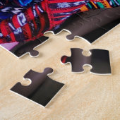 Hängende Kleider Muster Fokus Puzzle (Seite)