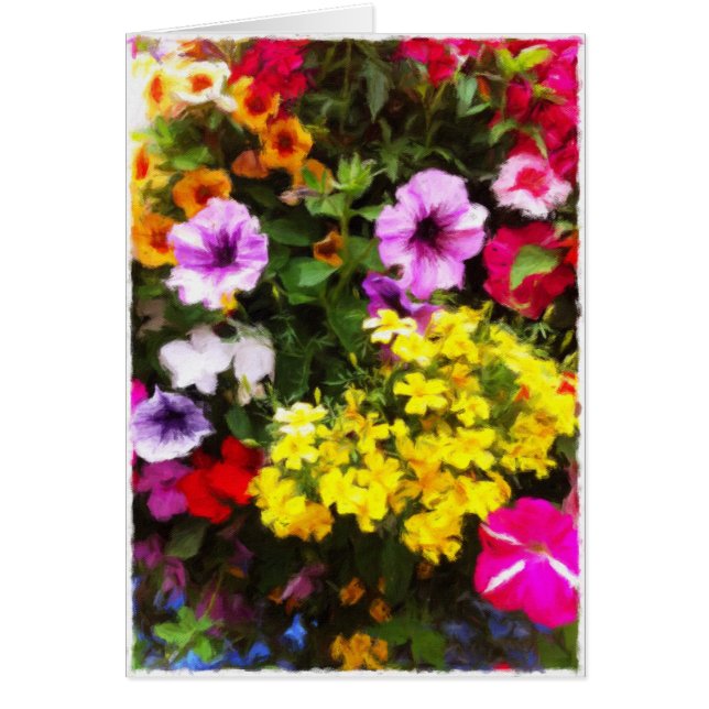 Hängende leere Karte des Korbes (Vorne)