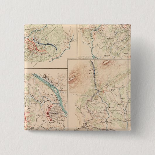 Hängende Monokratie Button (Vorderseite)