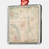 Hängende Monokratie Silbernes Ornament (Links)