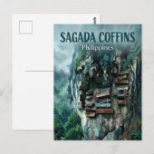 Hängende Särge Philippinen Postkarte (Vorne/Hinten)