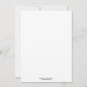 Hängende Schläger entblößen Einladung (Rückseite)