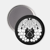 Hängende Trauben Magnet (Vorderseite/Rückseite)