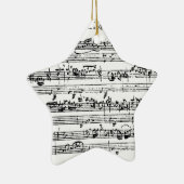 Hängende Verzierung Bach Musik Keramikornament (Rechts)