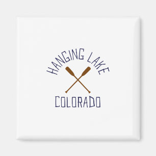 Hängender See Colorado Outdoor-Vintage Magnet