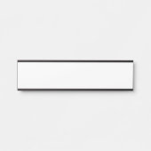 Hängendes Namensschild (Vorderseite )