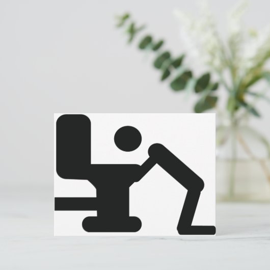 hängendes Symbol Postkarte (Stehend Vorderseite)